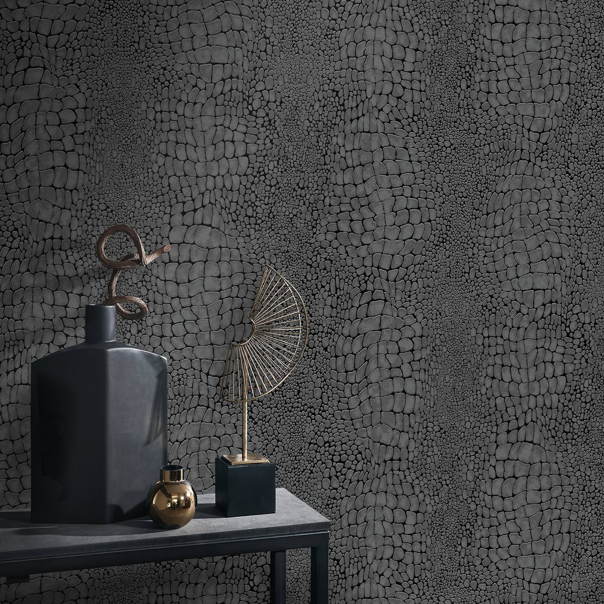 Designs Direct Scala Crocodile Skin Wallpaper